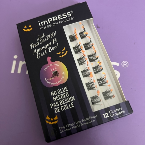 KISS Impress Limited Edition Halloween Press-On Falsies & Nails Bundle - Picture 2 of 4
